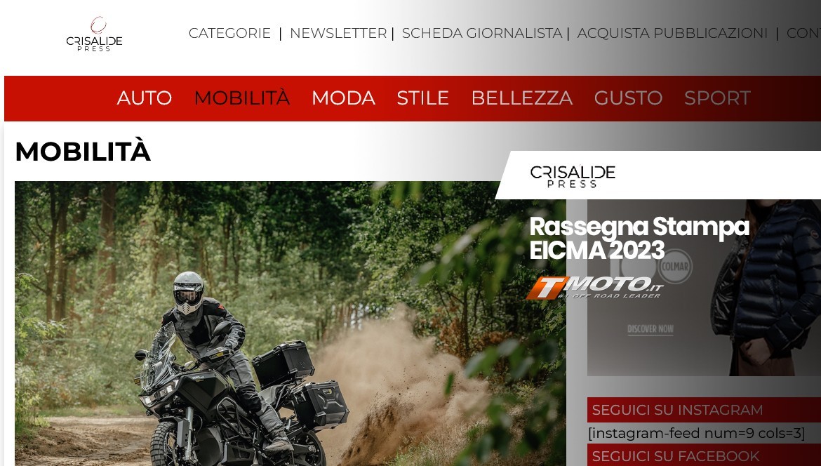 CrisalidePress: T-Moto tra i marchi di EICMA2023